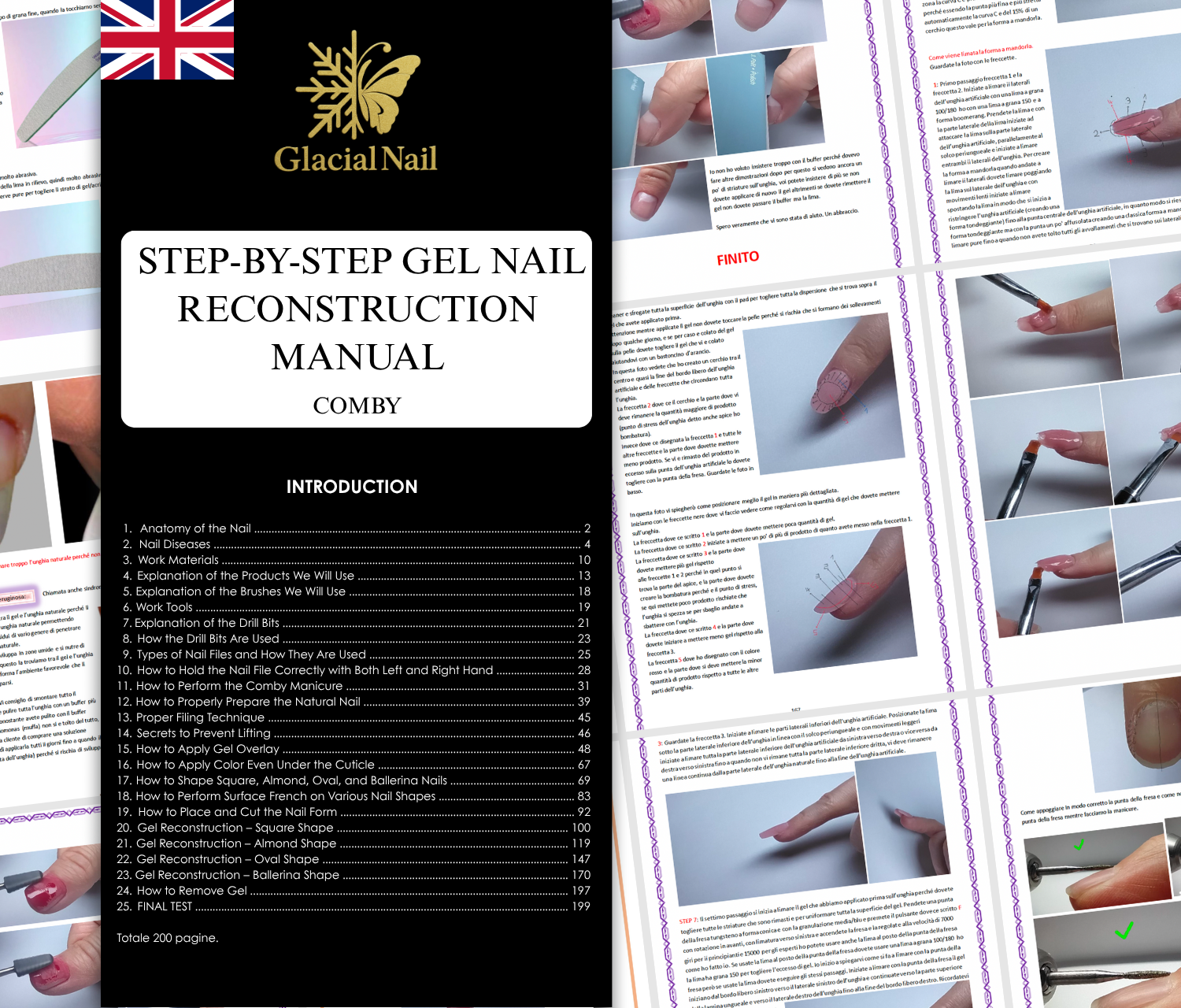 Step-by-Step Gel Nail Reconstruction Manual – available in English (GB)